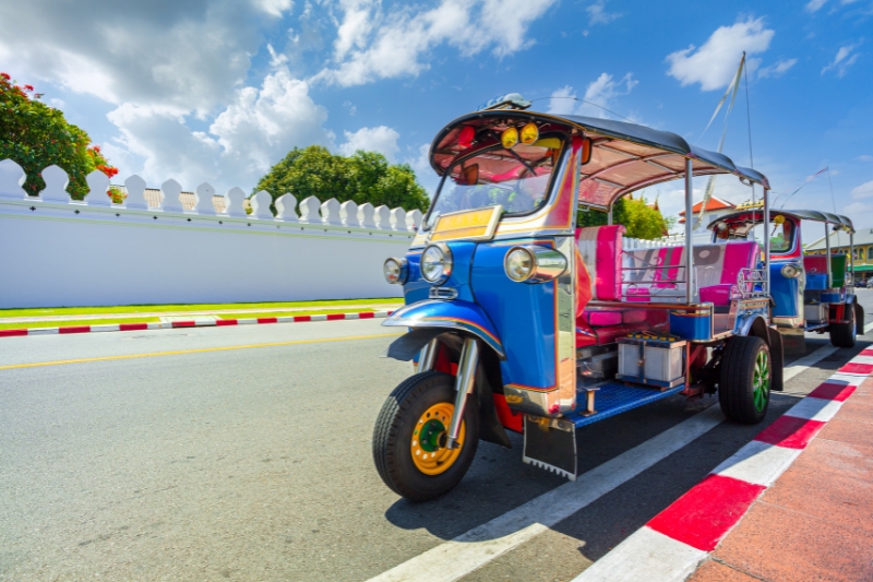 Tuk tuk in Cambodia